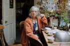 Rose Wylie photographed in her cottage in Kent in November 2019.