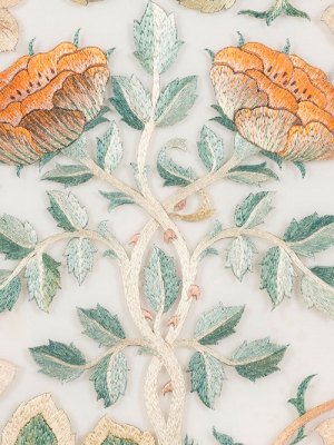 Maids of Honour (detail; c. 1890s), designed and worked by May Morris.