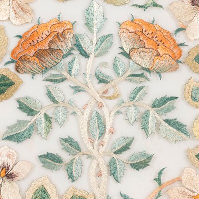 Maids of Honour (detail; c. 1890s), designed and worked by May Morris.