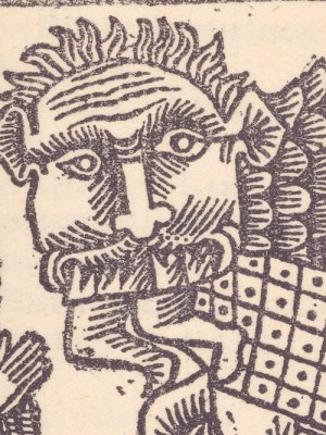 Illustration from César-antechrist (detail; 1895), Alfred Jarry.