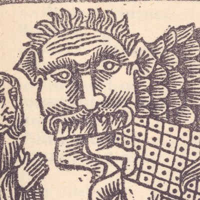 Illustration from César-antechrist (detail; 1895), Alfred Jarry.
