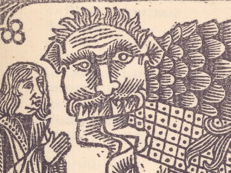 Illustration from César-antechrist (detail; 1895), Alfred Jarry.