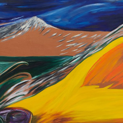 Bateau ivre en détresse (detail; 1987) Jacqueline de Jong.