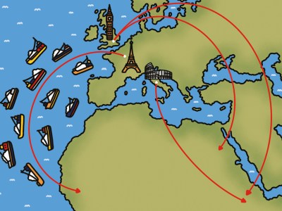 The Sarr-Savoy report one year on. Illustration: David Biskup