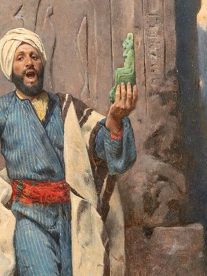 The Egyptian Antiques Seller, (1884), Charles Wilda.