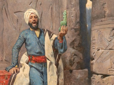 The Egyptian Antiques Seller, (1884), Charles Wilda.