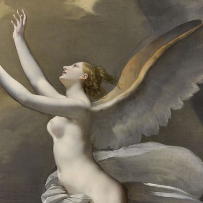 L'Âme brisant les liens qui l'attachent à la terre (1821–23), Pierre-Paul Prudhon.