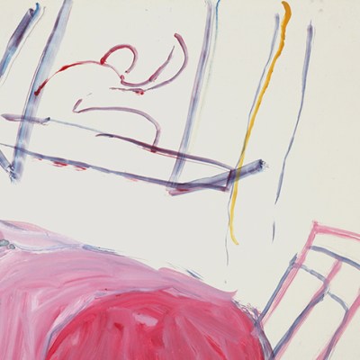 No. 521 from Leben? oder Theater?, (1941–42), Charlotte Salomon. Jewish Historical Museum, Amsterdam.