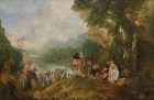 Pilgrimage to the Island of Cythera (1717), Antoine Watteau. Musée du Louvre, Paris, Photo: © Musée du Louvre, dist. RMN-Grand Palais