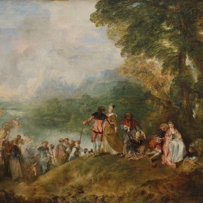 Pilgrimage to the Island of Cythera (1717), Antoine Watteau. Musée du Louvre, Paris, Photo: © Musée du Louvre, dist. RMN-Grand Palais