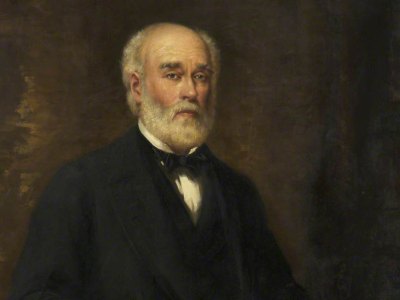Sir Joseph Whitworth (detail; before 1908), Thomas Benjamin Kennington. The Whitworth, University of Manchester