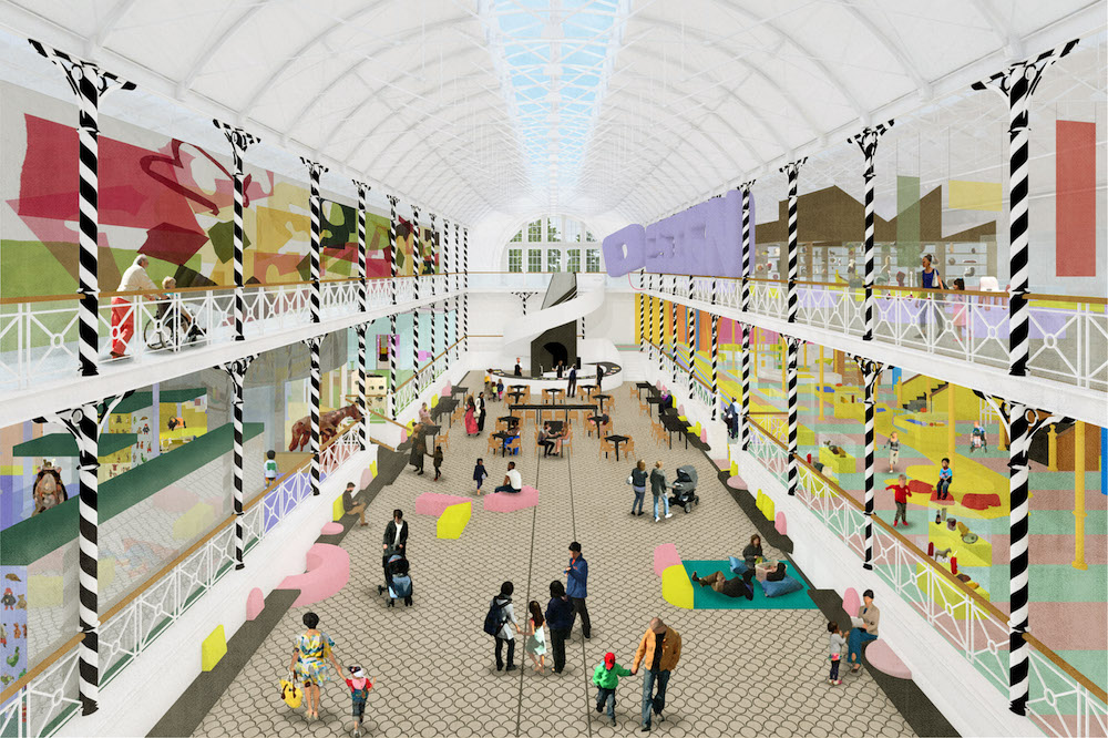 A render of the new V&A Museum of Childhood.