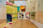 Installation view of 'Vivian Suter: Tintin's Sofa' at Camden Arts Centre, 2019.