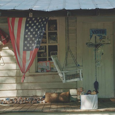 Documentation of the yard and porch of the artist Emmer Sewell.