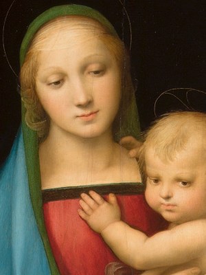 Madonna del Granduca (detail; c. 1505), Raphael.