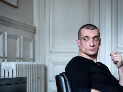 Russian artist and activist Pyotr Pavlensky during a press interview in Paris on February 22, 2020. Photo by MARTIN BUREAU/AFP via Getty Images