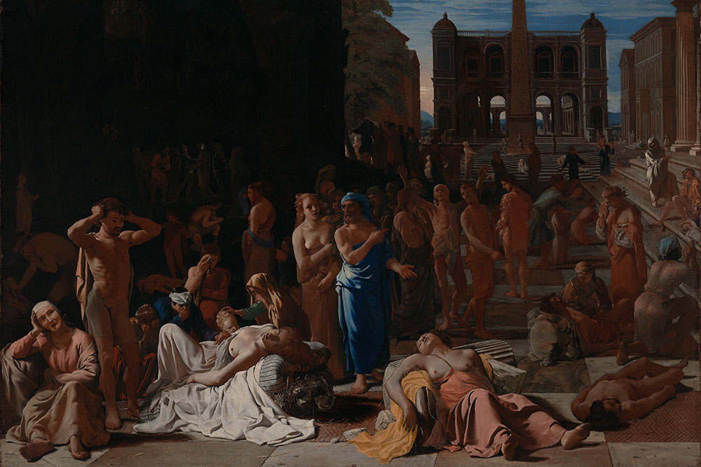 Michael Sweerts’ Plague in an Ancient City (1618), one of the many artworks donated by the Ahmanson Foundation to Los Angeles County Museum of Art over the past five decades