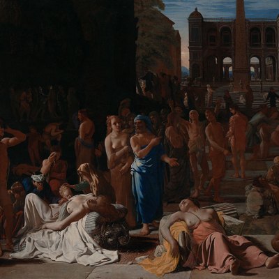 Michael Sweerts’ Plague in an Ancient City (1618), one of the many artworks donated by the Ahmanson Foundation to Los Angeles County Museum of Art over the past five decades