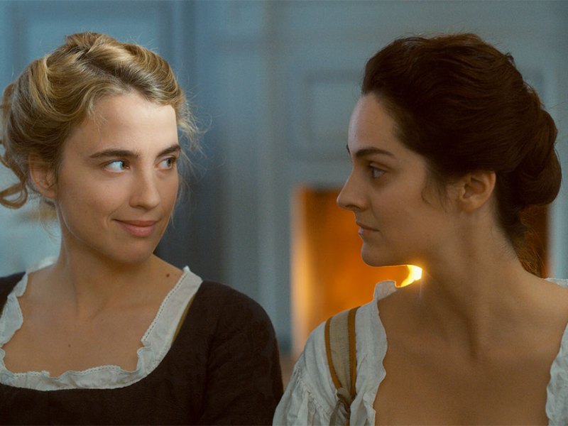 Adèle Haenel and Noémie Merlant in Céline Sciamma’s Portrait of a Lady on Fire.