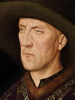 Portrait of Baudouin de Lannoye (detail; c. 1435), Jan van Eyck.