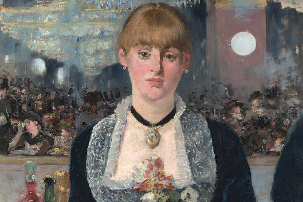 A Bar at the Folies-Bergère (detail; 1881–82), Édouard Manet. Courtauld Gallery, London