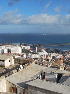 View of the port of Algiers from the Casbah, January 2020. Photo: Layli Faroudi