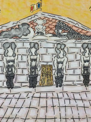 Tomb of the Unknown Whore (No. 2) (1965), William N. Copley.