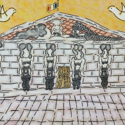 Tomb of the Unknown Whore (No. 2) (1965), William N. Copley.