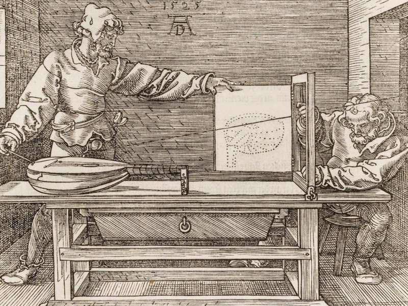 Sammelband (detail; 1525–28), Albrecht Dürer.
