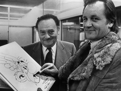 René Goscinny and Albert Uderzo in the late 1970s. Photo: STAFF/AFP via Getty Images
