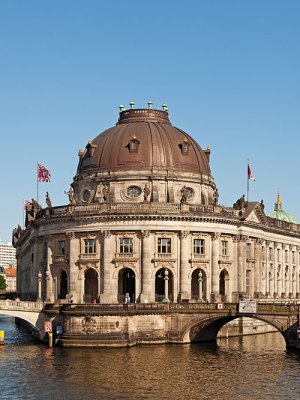 A view of Museum Island and the Bode Museum in Berlin.