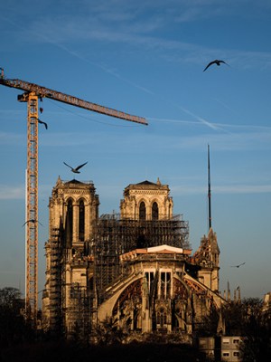 Notre-Dame Cathedral in Paris in January 2020.
