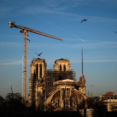 Notre-Dame Cathedral in Paris in January 2020.