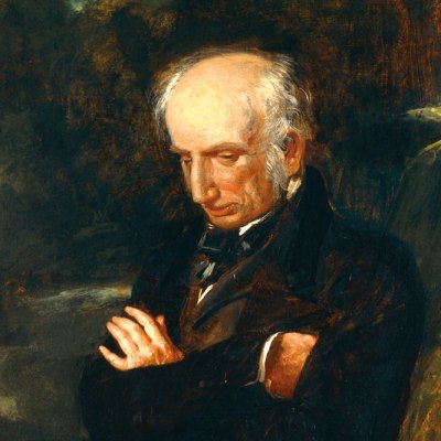 William Wordsworth (detail; 1842), Benjamin Robert Haydon. National Portrait Gallery, London