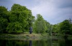 Wilsis (2016), Jaume Plensa, installation view at Yorkshire Sculpture Park.