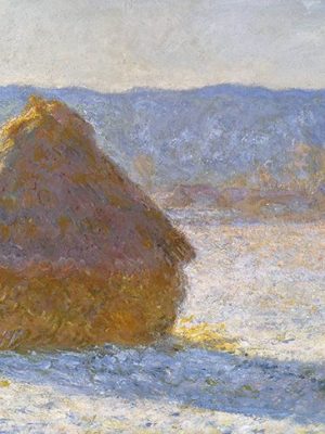 Grainstack (Snow Effect) (1891), Claude Monet.