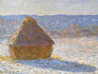 Grainstack (Snow Effect) (1891), Claude Monet.