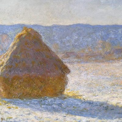 Grainstack (Snow Effect) (1891), Claude Monet.