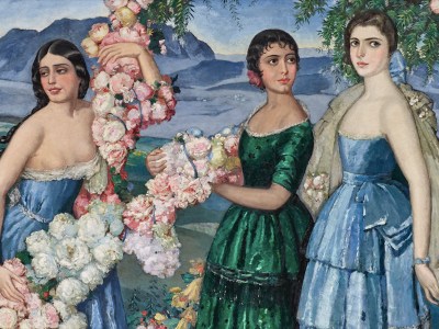 Flores Mexicanas (detail; 1914–29), Alfredo Ramos Martinez.