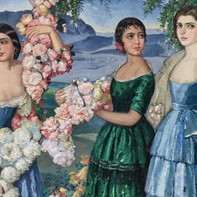 Flores Mexicanas (detail; 1914–29), Alfredo Ramos Martinez.