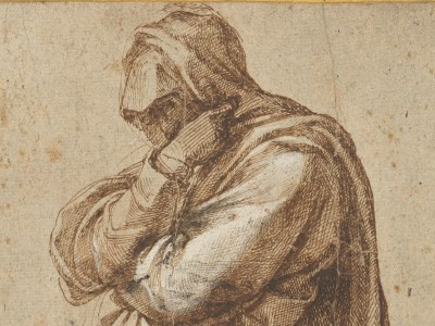 Study of a Mourning Woman (c. 1500–05), Michelangelo Buonarotti.