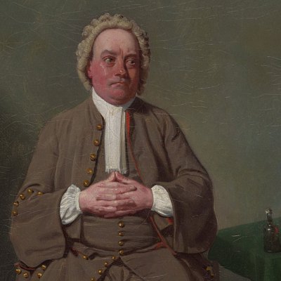 Mr Quick as Vellum in Addison’s ‘The Drummer’ (detail; 1792), Samuel De Wilde. Art Institute of Chicago