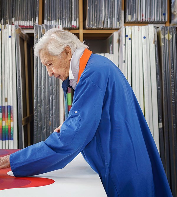 Julio Le Parc, photographed in his studio in Cachan in February 2020 by Claire Dorn