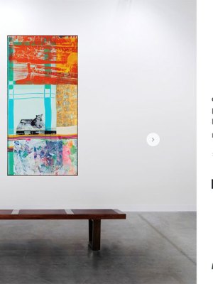 Screenshot of Galerie Thaddaeus Ropac’s online viewing room at Art Basel Hong, March 2020.