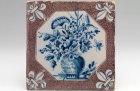 Tile from Princess Mary’s kitchen apartment in Palace Het Loo, Rotterdam (c. 1685)