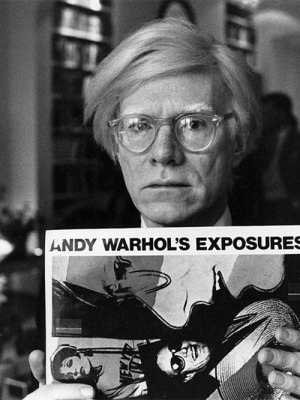 Andy Warhol photographed in 1980.
