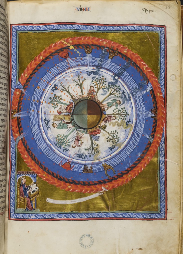 Liber Divinorum Operum (The book of divine works) (13th century), Hildegarde von Bingen.