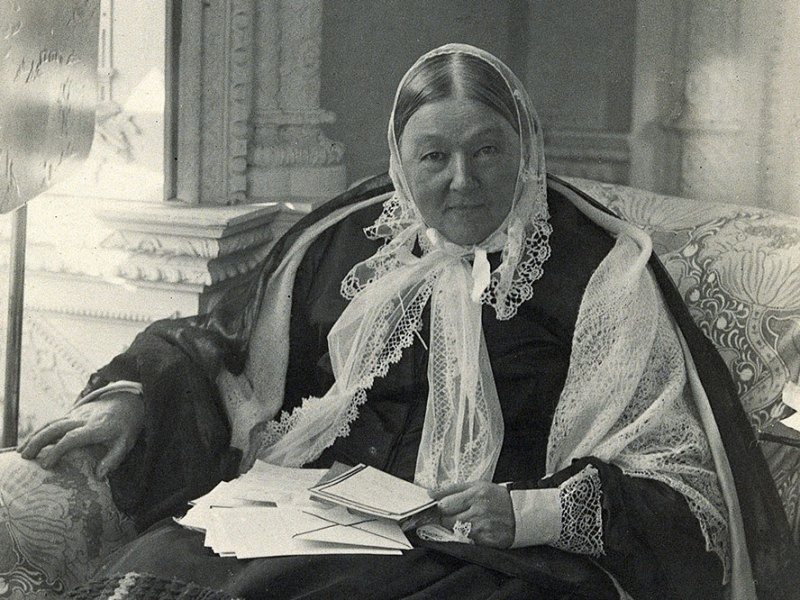 Florence Nightingale photographed by Millbourn in c. 1890. Wellcome Collection, London (CC BY 4.0)