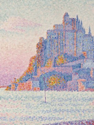 Mont Saint Michel (detail; 1897), Paul Signac.