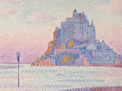 Mont Saint Michel (detail; 1897), Paul Signac.